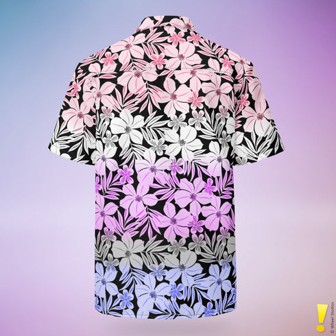 Genderfluid Pride Aloha Hawaiian Shirt